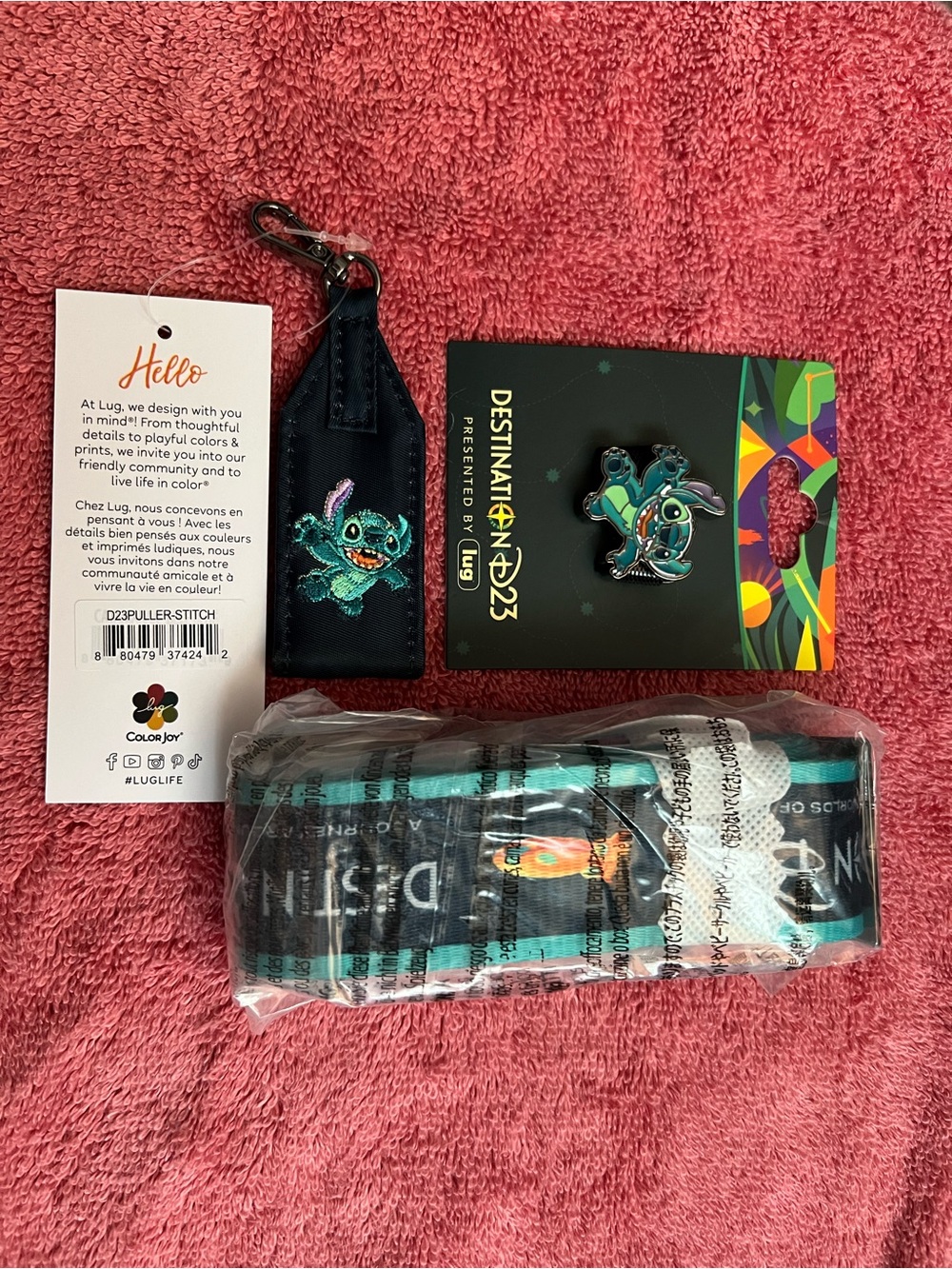 Lug Stitch D23 3pcs bundle- Strap, Charm and Puller